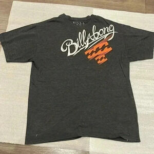 [US: L] Billabong Men Gray  SS Shirt